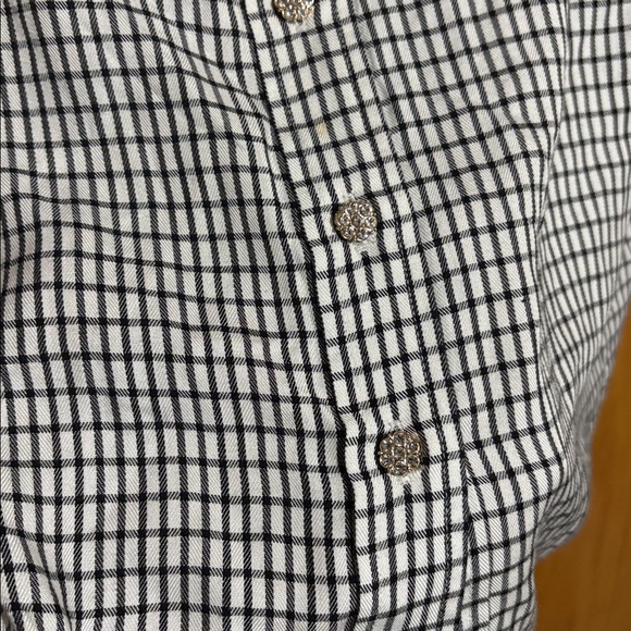 Nic+Zoe NWT plus size 2x femme plaid shirt button up long sleeve collared - Picture 4 of 11